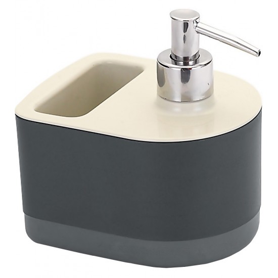 Porta Detergente E Bucha 12cm Por 10cm Por 13cm Altura Branco